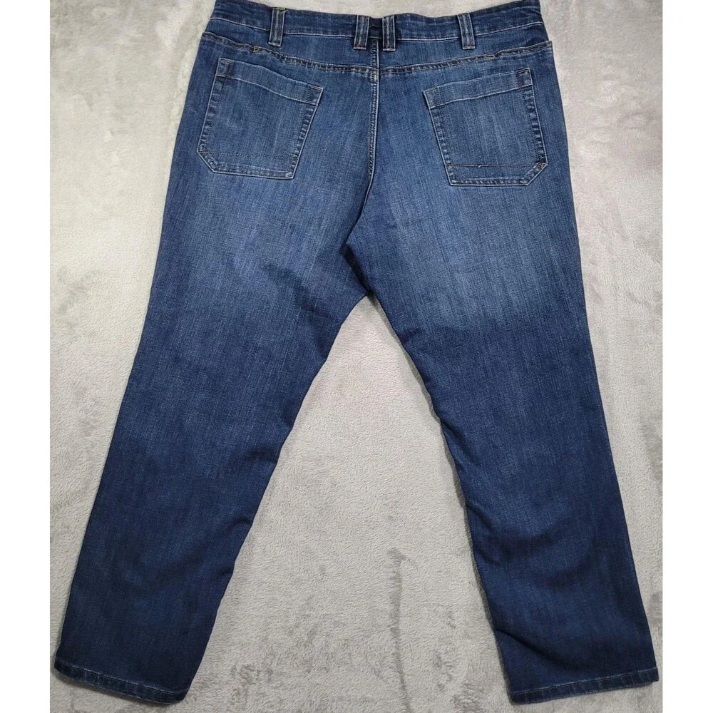 5.11 Tactical Jeans Mens 40x30 Blue Med Wash Regular Straight Zip Fly Denim